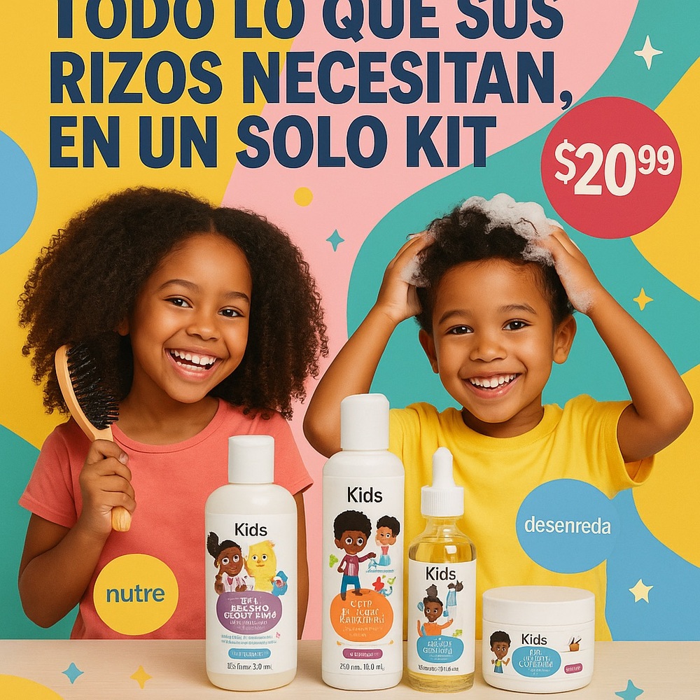 Kids hair care set